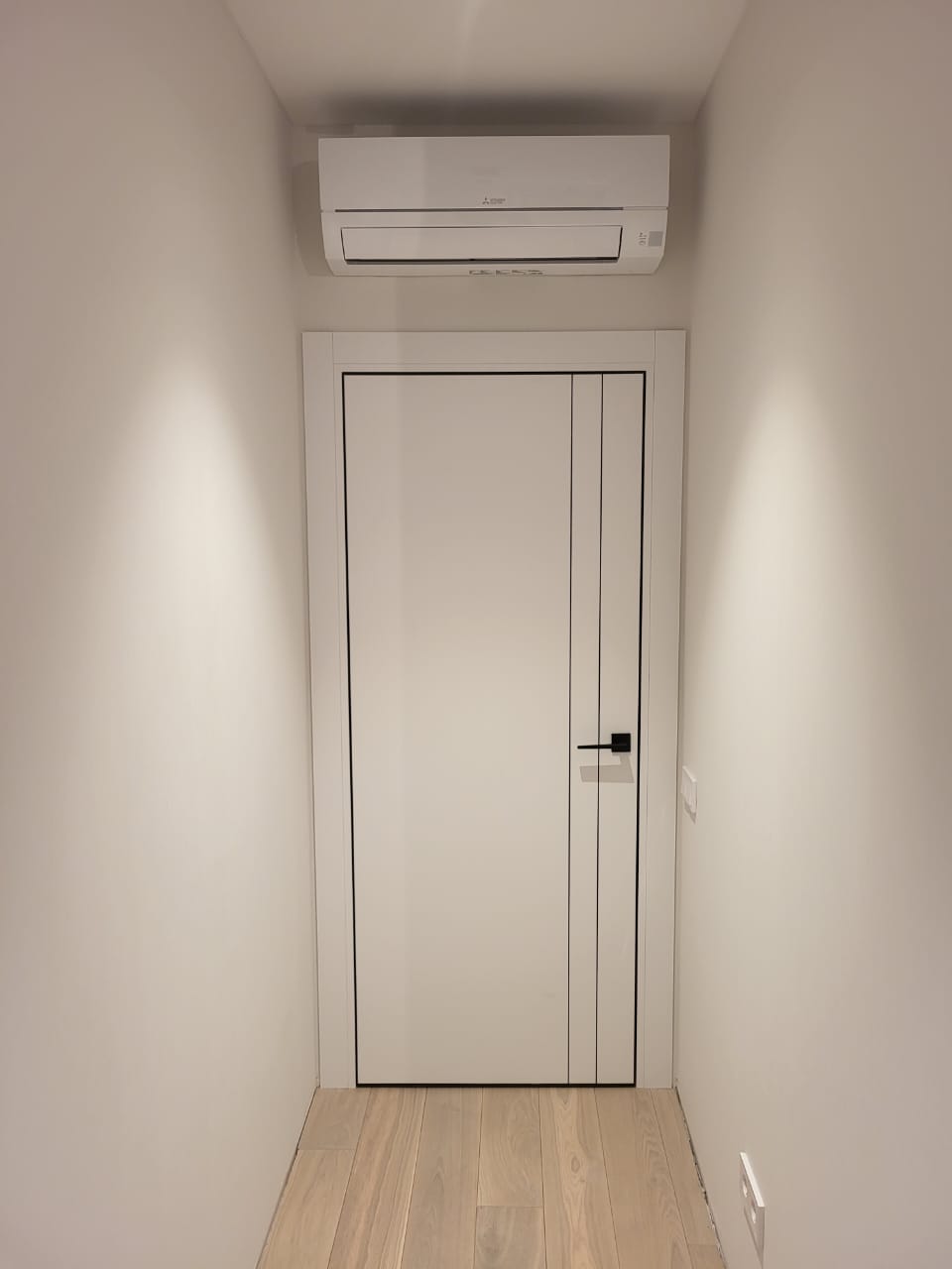 Современные двери с черной кромкой