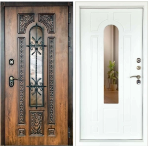 Входная дверь термо Лацио эмаль белая