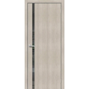 Межкомнатная дверь Браво-1.55 Cappuccino Veralinga / Mirox Grey