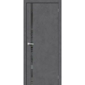 Межкомнатная дверь Браво-1.55 Slate Art / Mirox Grey