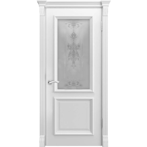 Дверь Модель Вита Белая эмаль ПО