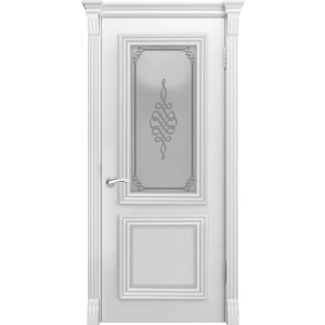 Дверь Модель Торес Белая эмаль ПО