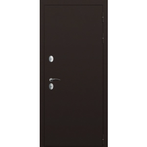 Входная уличная дверь Сибирь термо медный антик