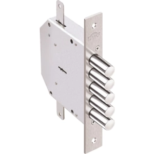 Замок врезной сувальдный Гранит 1.06.02 с тягами, 5 кл. (длинный ключ) /00449/