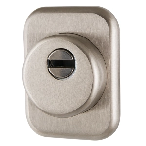 Броненакладка на ЦМ квадрат (от вырывания, 25 мм) ET/ATC-Protector 1-25(SQ) SN-3 Мат.никель box