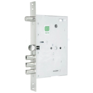 Замок врезной сувальдный с задвижкой и защелкой ЗВ 80.15 TERMO, 4 кл. (длин. кл. 59 мм) /128:6050/