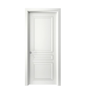 Дверь межкомнатная Авангард 3 белая эмаль