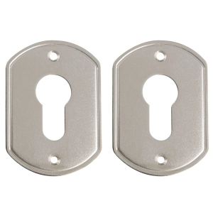 Накладки под цилиндр Гардиан никель ГН 30 /пара/, плоская /123:475/