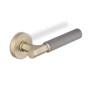 Ручки дверные CEBI MOOD STRIPED (в полоску) цвет MP30 (матовая бронза)