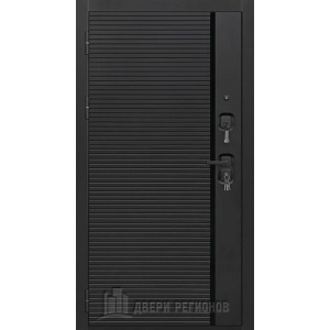 Дверь входная Президент Стайл черная мягкая шагрень