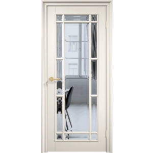 Дверь Легенда Англия 13 ПО Эмаль RAL 9003, 9010, 1013 стекло фацет