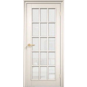 Дверь Легенда Англия 15 ПО Эмаль RAL 9003, 9010, 1013 стекло сатинат