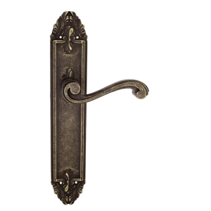 Дверная ручка Venezia VIVALDI на планке PL90 античная бронза
