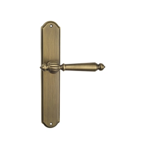 Дверная ручка Venezia PELLESTRINA на планке PL02 матовая бронза