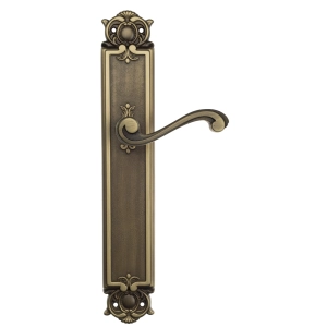 Дверная ручка Venezia VIVALDI на планке PL97 матовая бронза