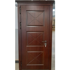 Дверь Мадрид Сапелли / Белая эмаль