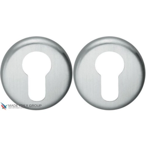 Накладка под цилиндр на круглом основании COLOMBO CD63GB-CM матовый хром (2 шт)