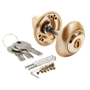 Завертка сантехническая с ключом MH-CYL SG Цвет - Матовое золото