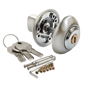 Завертка сантехническая с ключом MH-CYL SN/CP Белый никель/полированный хром