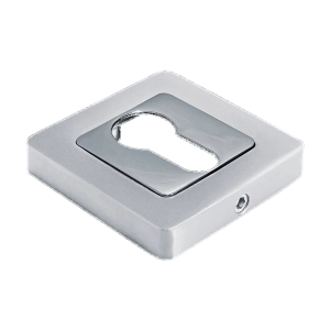 Накладки на ключевой цилиндр MORELLI MH-KH-S55 SC/CP матовый хром/полированный хром