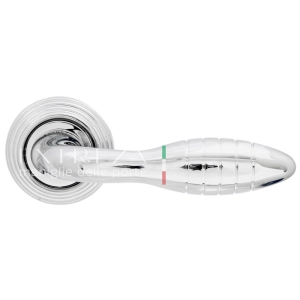 Дверная ручка Extreza MIREL (Мирел) 316 на розетке R05 полированный хром F04