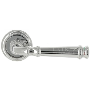 Дверная ручка Extreza BONO (Боно) 328 на розетке R01 полированный хром F04