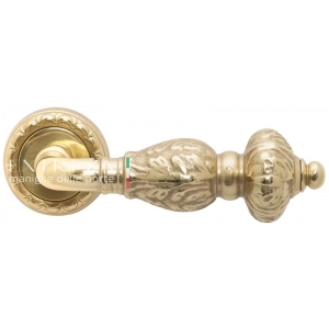 Дверная ручка Extreza TESLA (Тесла) 315 R02 полированное золото F01