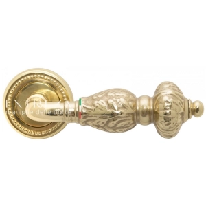 Дверная ручка Extreza TESLA 315 R03 полированное золото F01