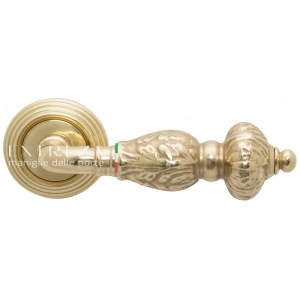 Дверная ручка Extreza TESLA 315 R05 полированное золото F01