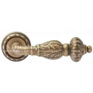 Дверная ручка Extreza TESLA (Тесла) 315 R02 матовая бронза F03