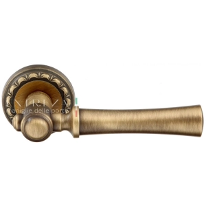 Дверная ручка Extreza DEZI (Дези) 309 на розетке R02 матовая бронза F03