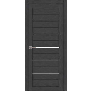 Дверь межкомнатная Light 2127 SoftTouch Атрацит Остекленная