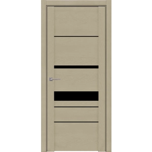 Дверь межкомнатная UniLine 30023 SoftTouch Кремовый Остекленная