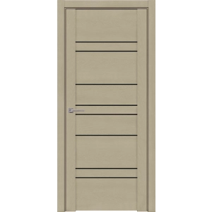 Дверь межкомнатная UniLine 30032 SoftTouch Кремовый Остекленная