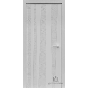 Дверь межкомнатная Trend Chiaro Patina Argento (Ral 9003) Глухая