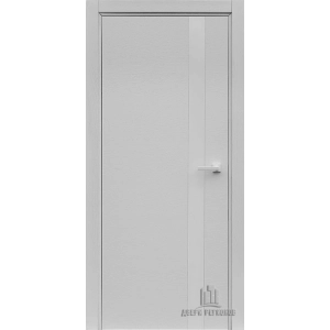 Дверь межкомнатная Uno Chiaro (Ral 9003) Остекленная