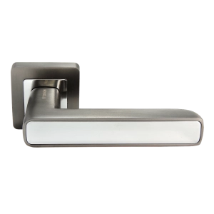 Дверные ручки Morelli FLEX DIY MH-44 GR/CP-S55 Цвет - Графит/полированный хром