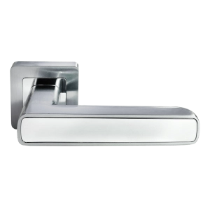 Дверные ручки Morelli FLEX DIY MH-44 SC/CP-S55 Цвет - Мат. хром/полированный хром