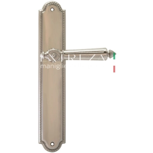 Дверная ручка Extreza LEON (Леон) 303 на планке PL03 полированный никель F21