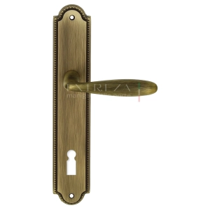 Дверная ручка Extreza VIGO (Виго) 324 на планке PL03 KEY матовая бронза F03