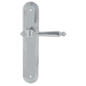 Ручка дверная Extreza DANIEL (Даниел) 308 на планке PL05 полированный хром F04