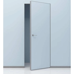 Полотно Invisible под покраску кромка матовый алюминий с 4х сторон