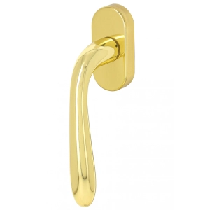 Ручка оконная Extreza ALDO 331 HW полированная латунь F01