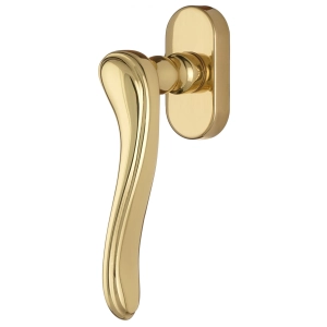 Ручка оконная Extreza ARIANA 333 HW полированная латунь F01