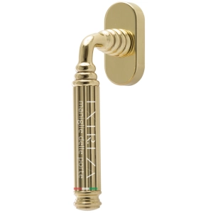 Ручка оконная Extreza BENITO (Бенито) 307 HW полированная латунь F01