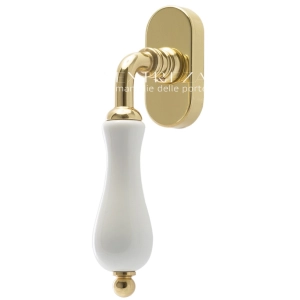 Ручка оконная Extreza DANA (Дана) 305 HW полированная латунь F01