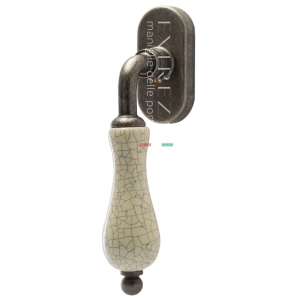 Ручка оконная Extreza DANA CRACKLE (Дана Кракле) 306 HW античное серебро F45