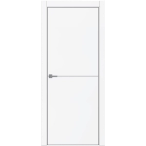 Межкомнатная дверь ПДТм 4102 Аляска с металлической кромкой