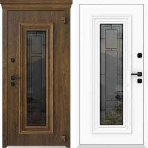 Входная дверь Металюкс Бостон - 3 AG6044 P-SU c терморазрывом