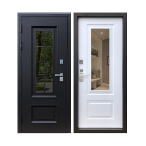 Входная дверь Shelter Гранит окно c терморазрывом